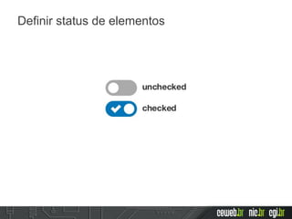 Definir status de elementos
 