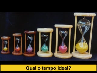 Qual o tempo ideal?

 