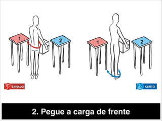 2. Pegue a carga de frente
42

 