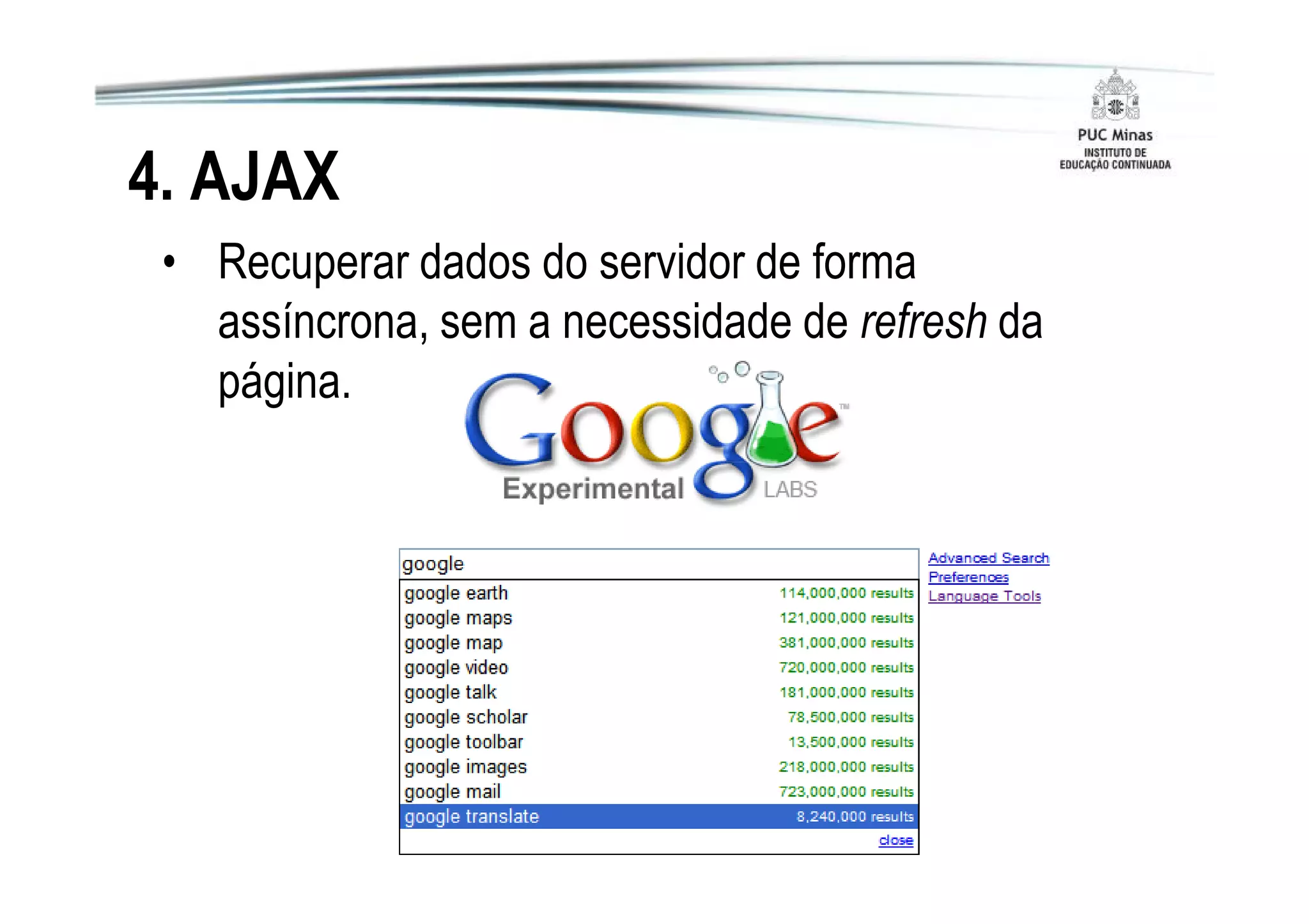 Arquitetura de aplicações Web 2.0 em Java