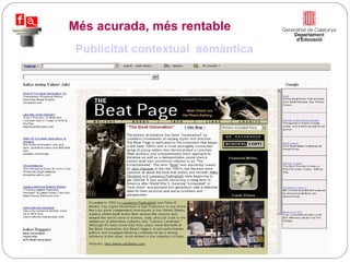 Publicitat contextual  semàntica Més acurada, més rentable 