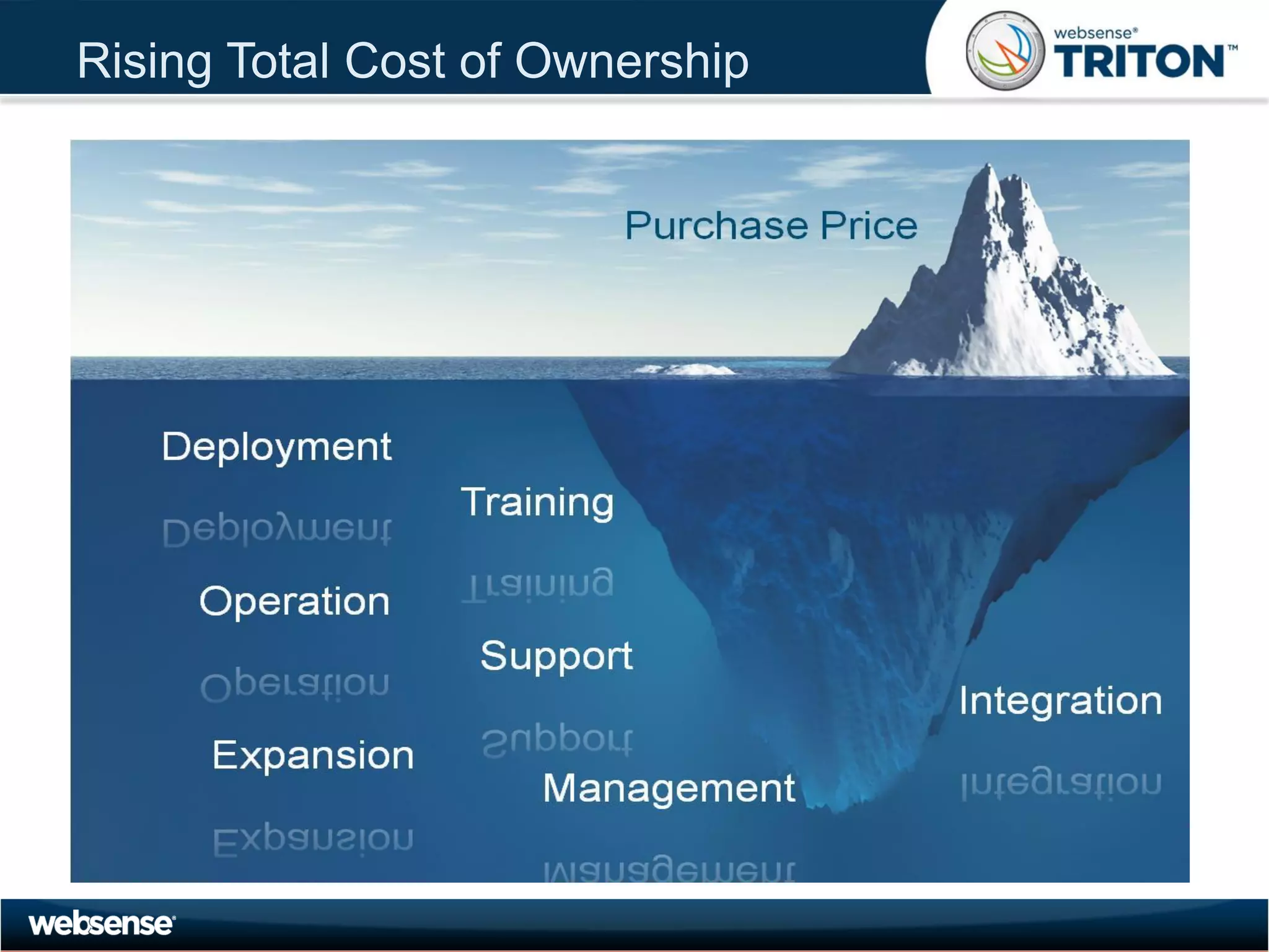 Rising Total Cost of Ownership
 