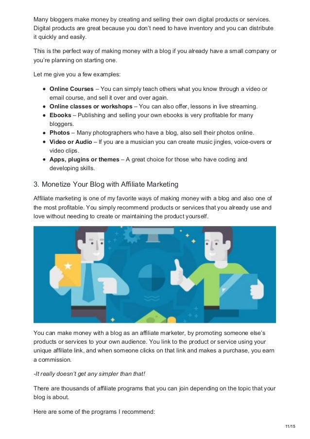 How To Make Money With A Blog For Beginners Pdf How To Make Money With A Blog For Beginners Pdf