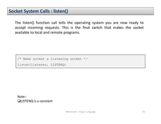 Listenaddress Web server | PDF