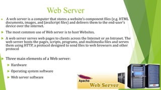 Web server hardware and software | PPTX