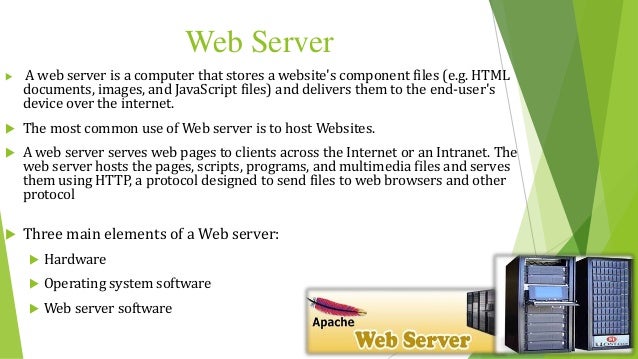Web server hardware and software