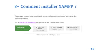 8- Comment installer XAMPP ?
15
 
