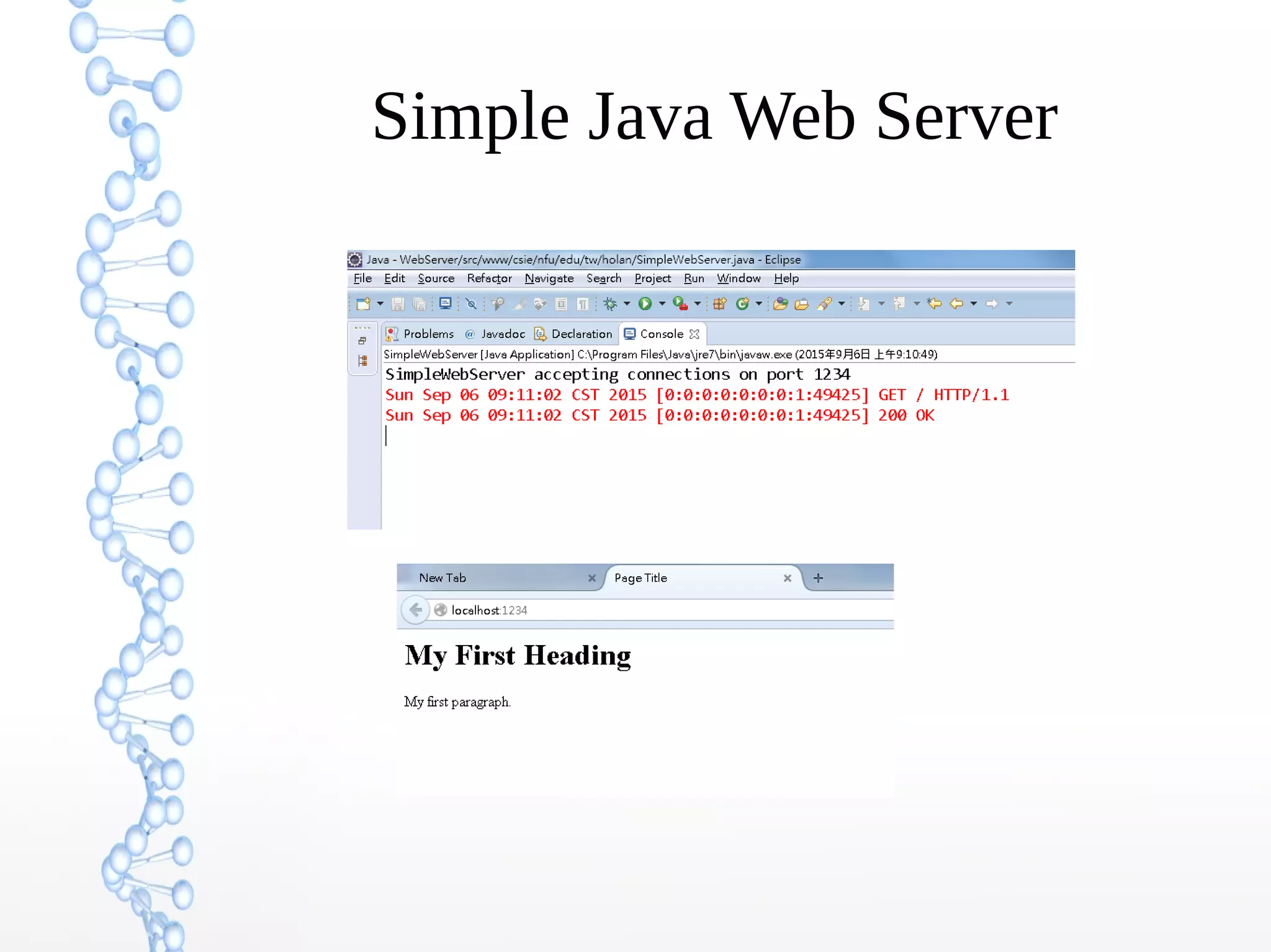 Simple Java Web Server
 