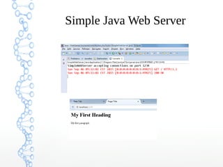 Simple Java Web Server
 