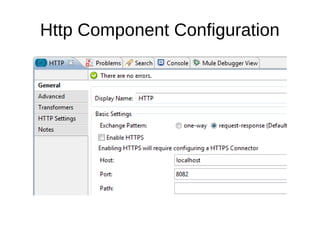 Http Component Configuration
 