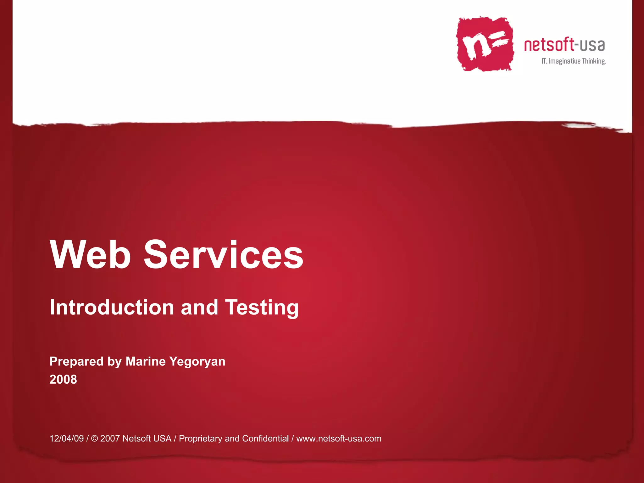 Web Service Presentation | PPT