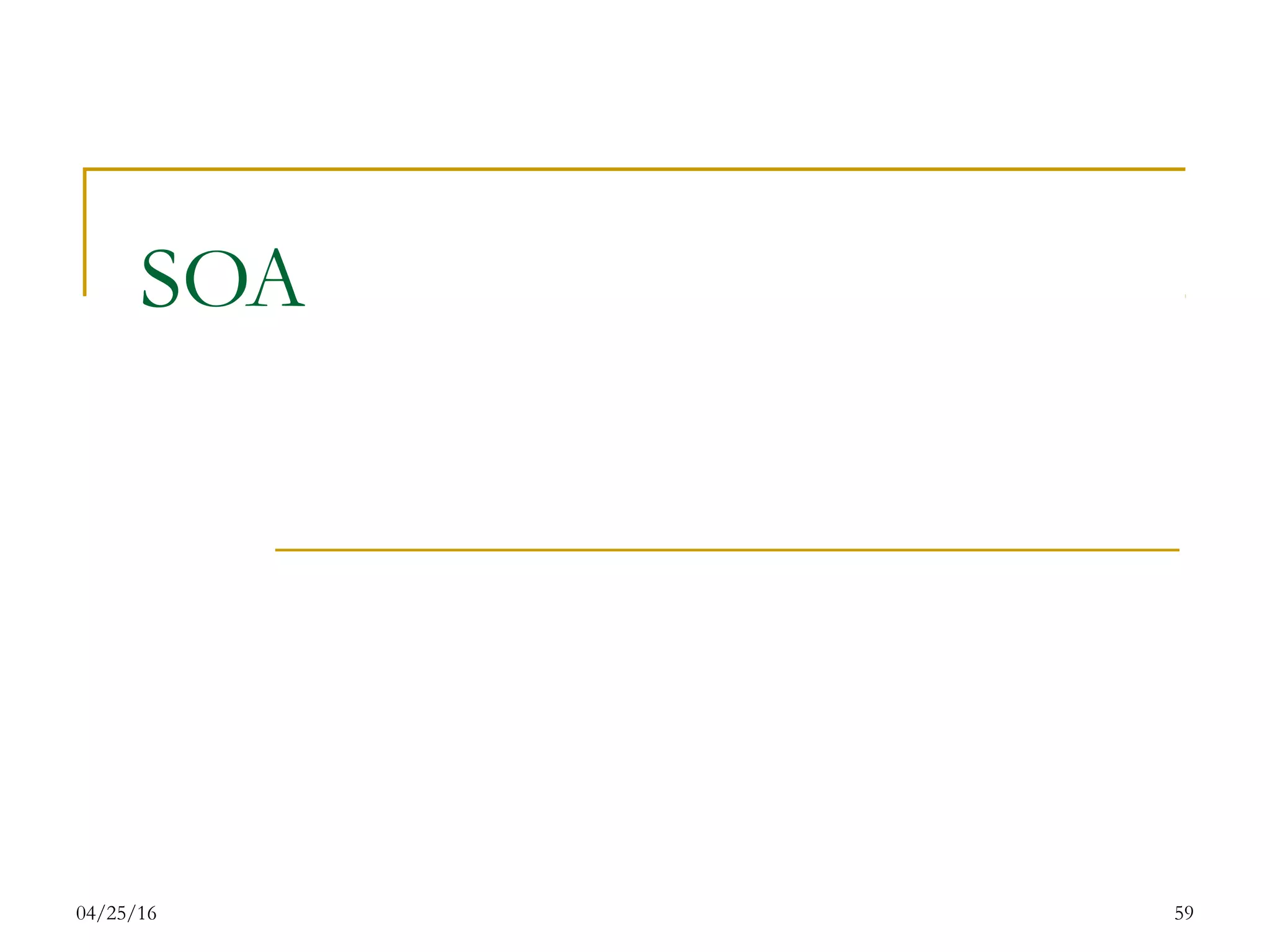 04/25/16 59
SOA
 