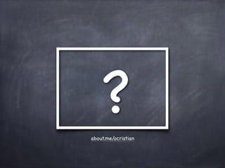 ? about.me/ocristian 
