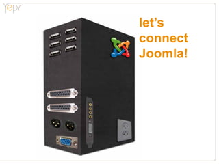 Webservices: connecting Joomla! with other programs.