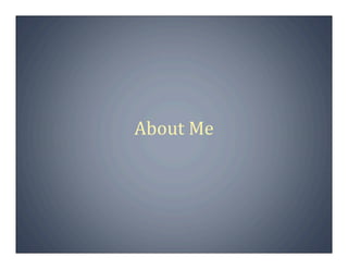 About Me
 