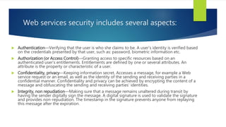 Web services security | PPTX