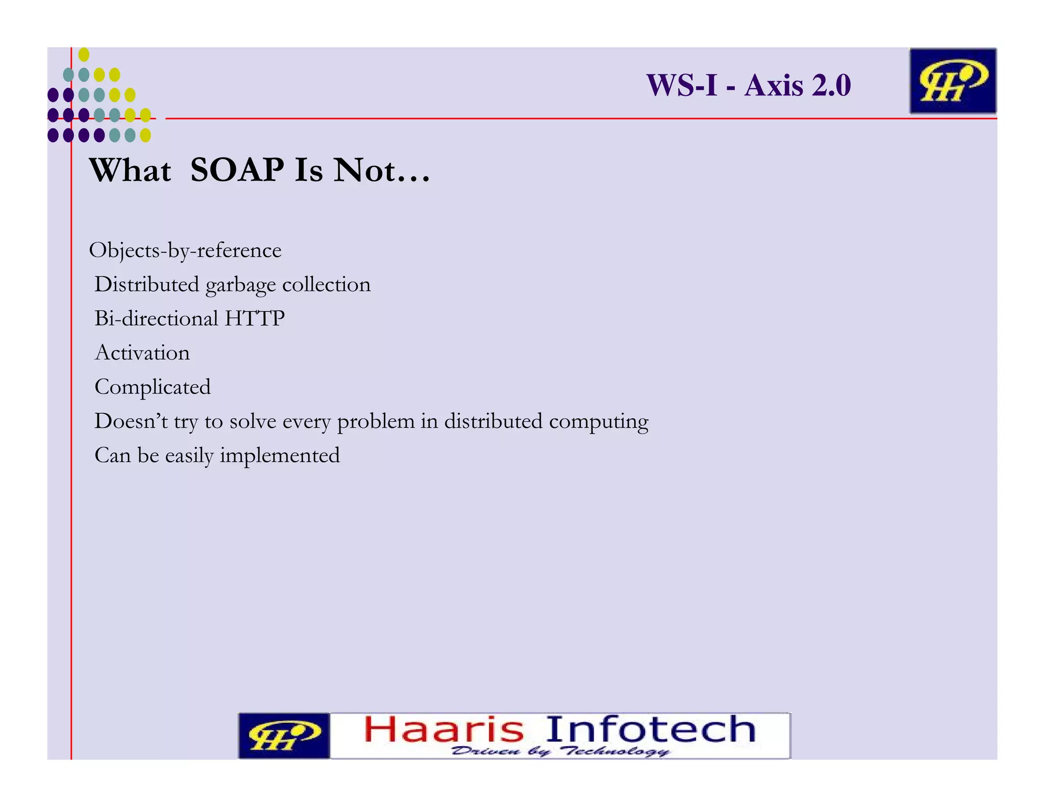 WS-I - Axis 2.0

! 7 .0 " !
F
6

+ '
)

5

&
&
& ""

(!
&
; +
&
& (! (
+ &

+!

&(

)

(!
)

 