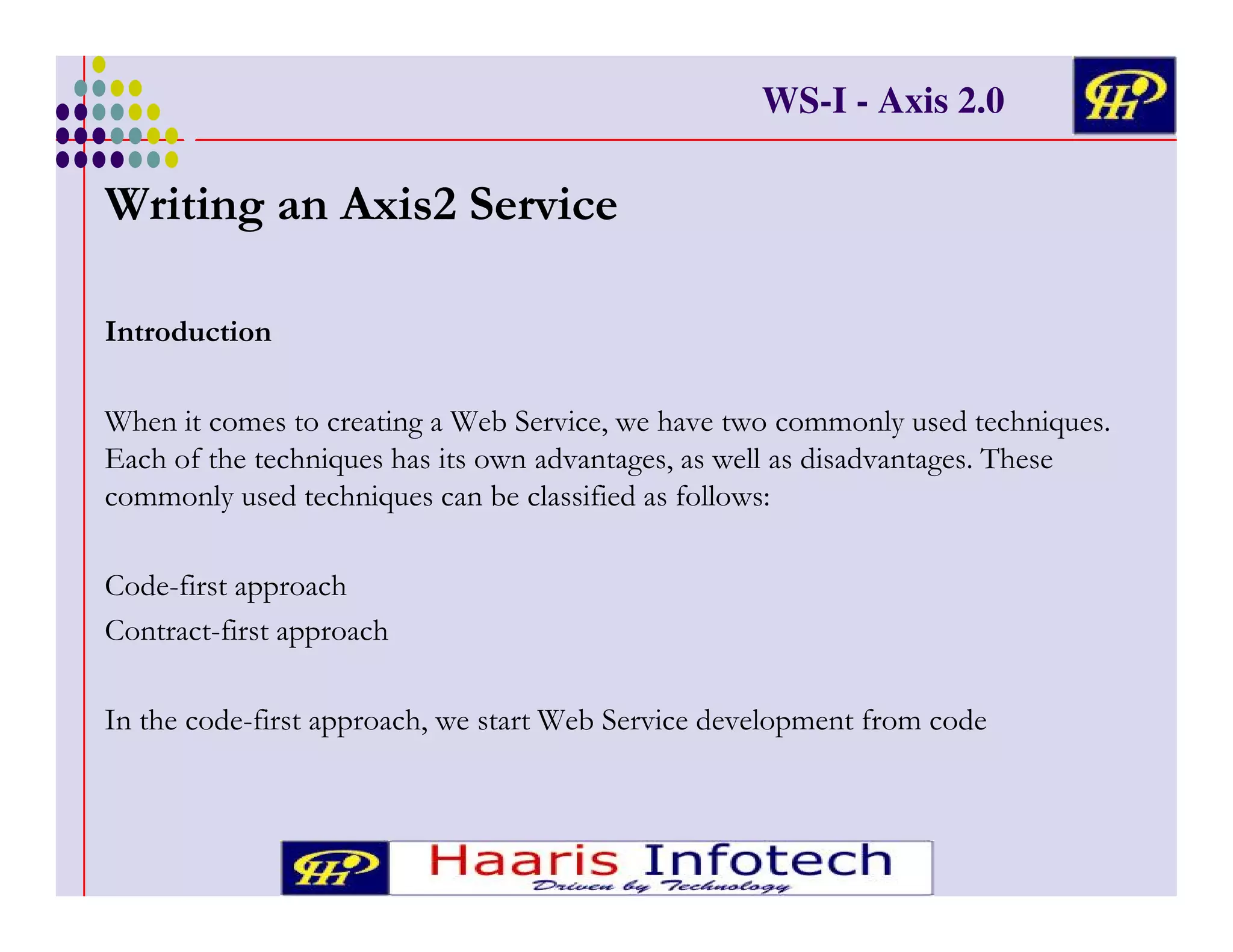 WS-I - Axis 2.0

!/
0! * !
#
(
? # '#
# 1 #
)
(( & )
+
# 1
)
'

!
!
'

4 #

& '

#
((
%
&
&
'& ,
&

&)
+

#
!
!

'

%

!
!

#
#
%

&!
(

' (

# 1 *
)
* "#

 
