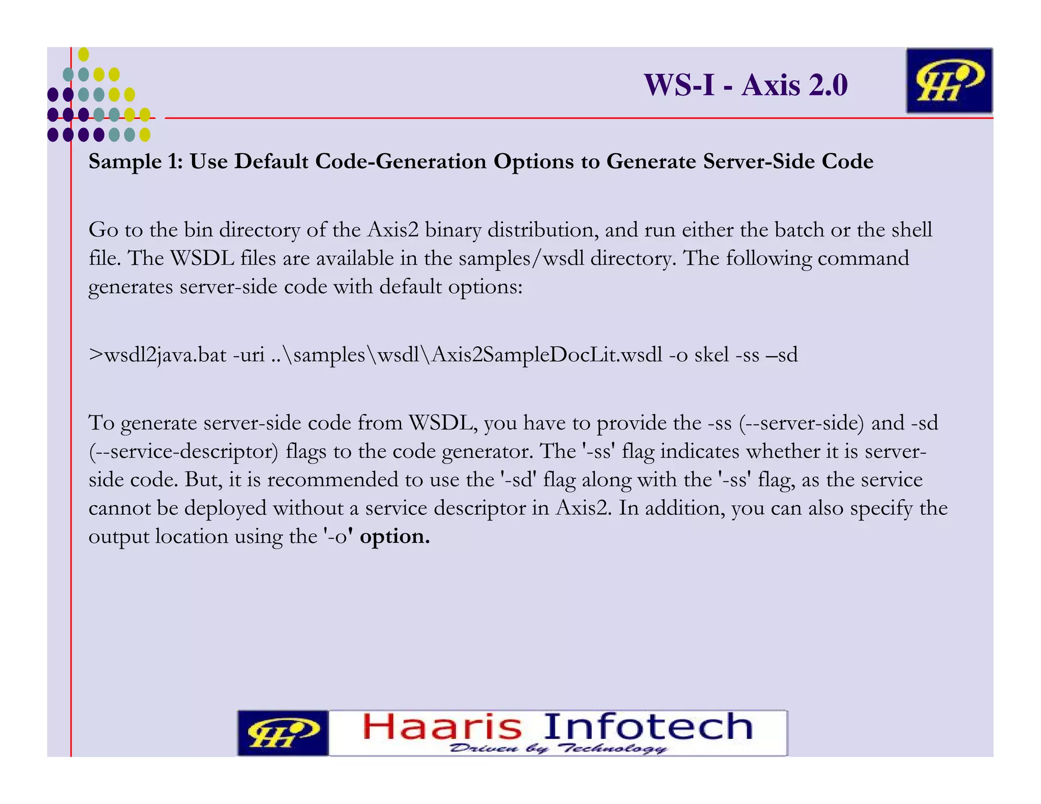 WS-I - Axis 2.0
,

#C

? 3* !)

%G

!

7,!

!G

7
#
' * "#
&

+ '# / .
+
) %
'
&
& & # (! < &
&
# ') !
&
,

I

) **L (! L
&

& *
.6

"
!
* 5)%
! +
&
)! &
)
)

& / . (!
L
&

' (
#

'
&
((
#)
# 2 L ,!

)

!

%

) # #
+ "# ' &
*
&

*

&

3&

)
#

# #&
&
((

M

% )#
+
!
#
* "# 2 2&
'
# #
# 2 2& &
'
# # 2 2& % #
'
!
/ .* 4
% )
+
& ! ' #
+

 