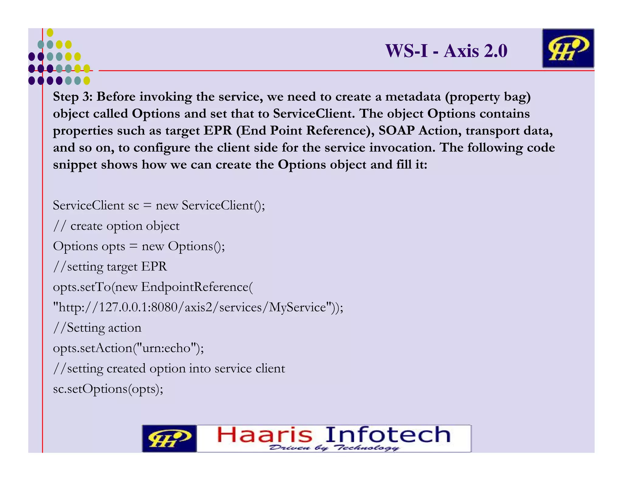 WS-I - Axis 2.0
!, # $ 3
9 /!
&
(
!
!
! ! O, , ! /
6
P
5 !
7,!
!! !!
) !'
5 !7,!
!
, , ! *
! / !>.- O> . !- 3
P& 7 . ! &
! , ! !&
&
!
3/ !
*
!
3 !
! ' 3 ( /
,, ! (
((
! ! 7,!
5 !
3 !
#
&

E

<
<
!
6
!
! E
!
A
<
<
?
! * "
? !
'
$ ! < *K *-,J J < / .<
# ,< -.X *K K K
<
<
! *
$ , # $A
)
<
<
!
*
!
! A

&

A

< +

&

$A

 