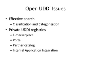 Web services uddi | PPTX | Internet | Computing