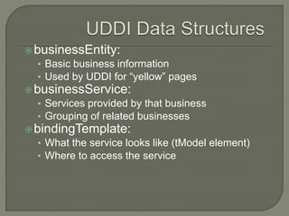Uddi Basic Structure UDDI in Mule Esb | PPT
