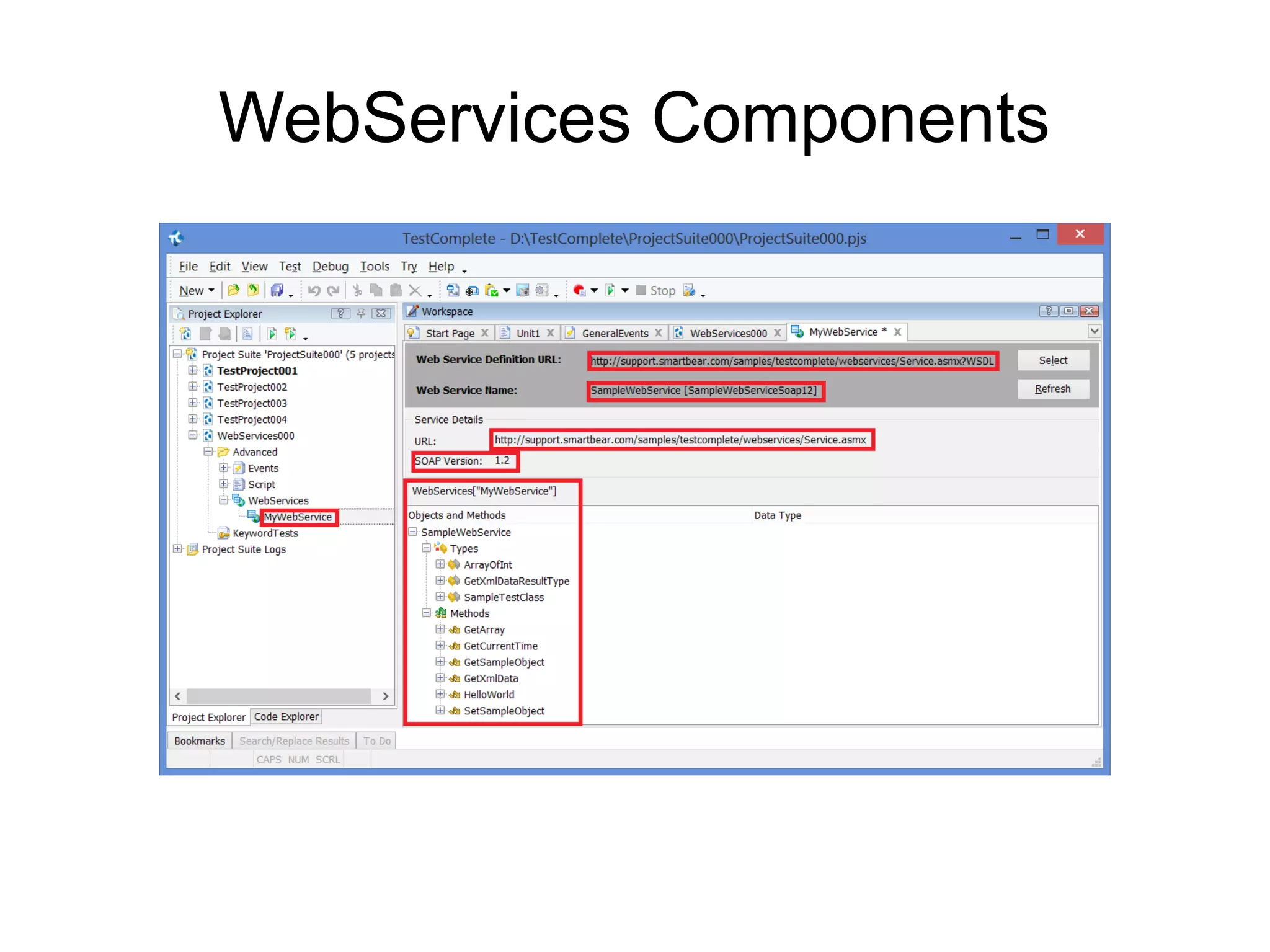 WebServices Components