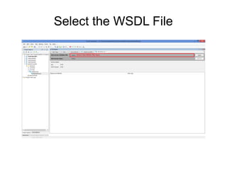 Select the WSDL File