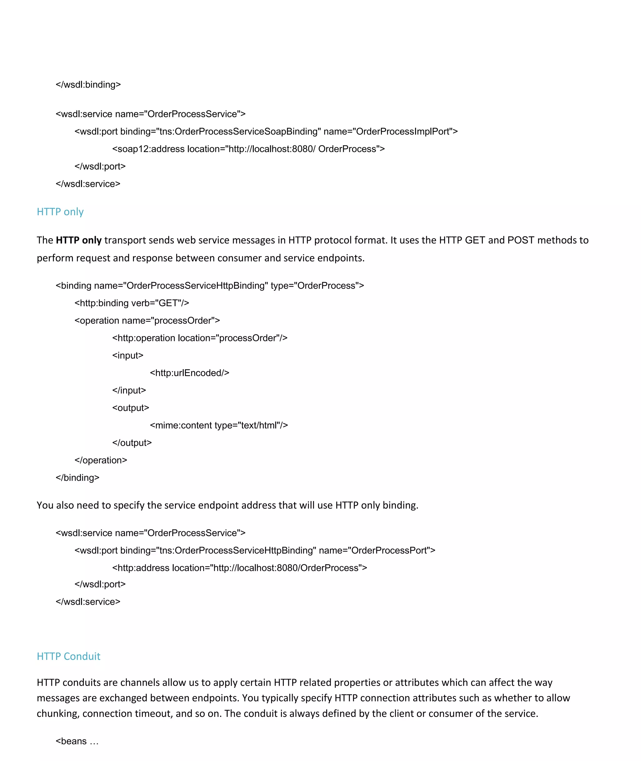 Web service through cxf