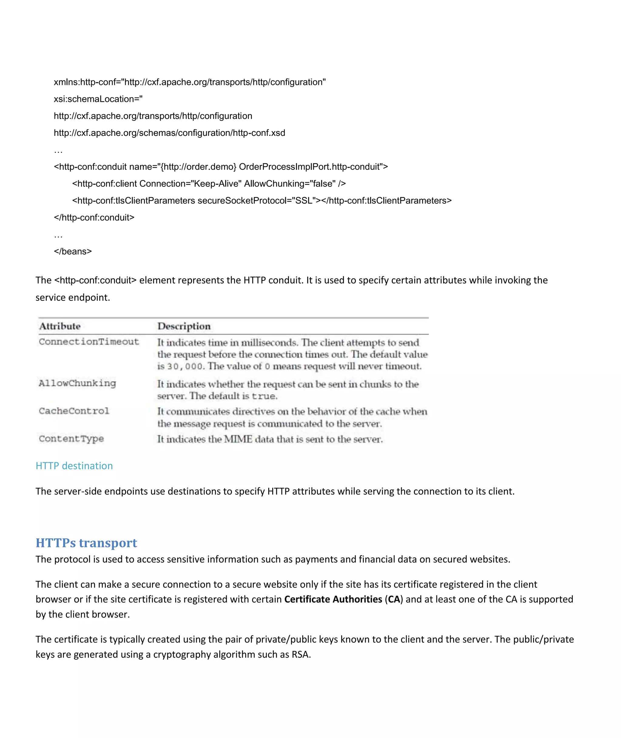 Web service through cxf