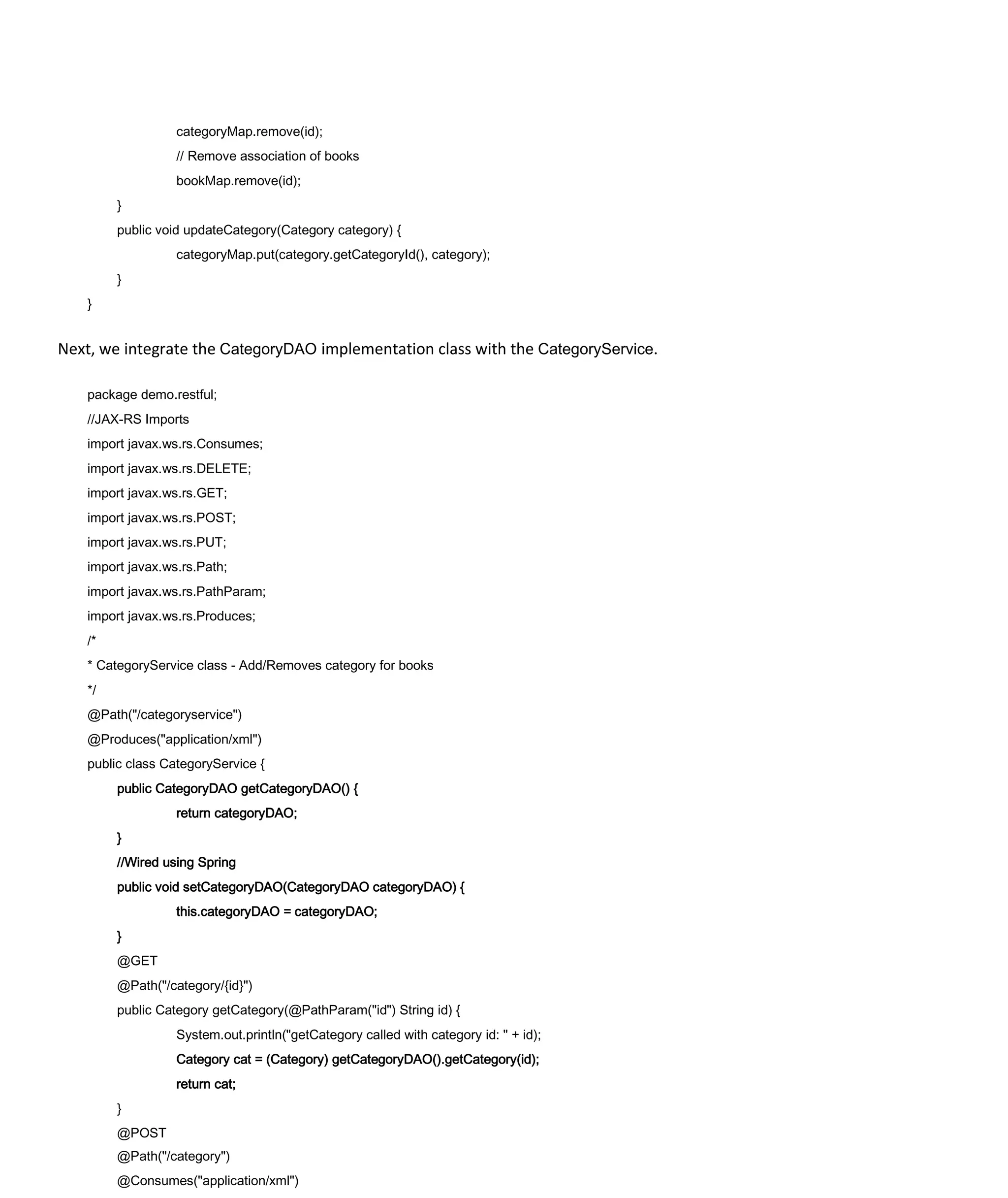 Web service through cxf