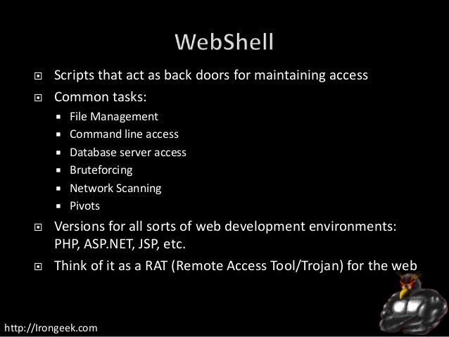 Takedowncon Rocket City Webshells By Adrian Crenshaw