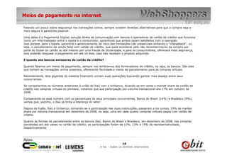 Web Shoppers 19 - Raio X 2008