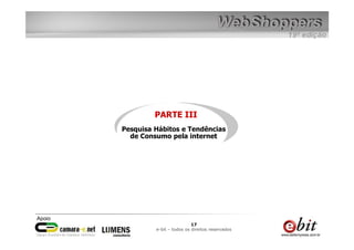 Web Shoppers 19 - Raio X 2008