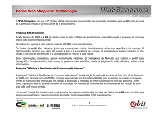 Web Shoppers 19 - Raio X 2008
