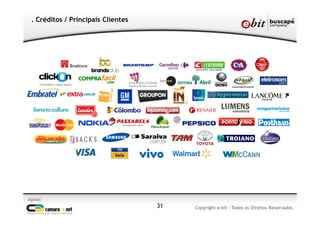 Apoio:
Copyright e-bit - Todos os Direitos Reservados31
. Créditos / Principais Clientes
 
