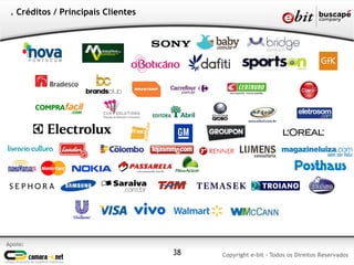 Apoio:
Copyright e-bit - Todos os Direitos Reservados38
. Créditos / Principais Clientes
 