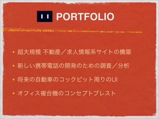 PORTFOLIO
 