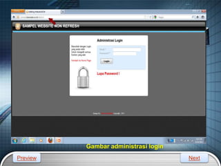 LOGO
Gambar administrasi login
Preview Next
 