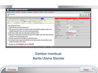 LOGO
Gambar membuat
Berita Utama Standar
Preview Next
 
