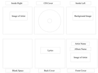 Inside Right CD Cover Inside Left
Background Image Image of Artist
Image of Artist
Lyrics
Blank Space Back Cover Front Cover