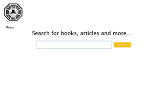 Search for books, articles and more…
search
Menu
 