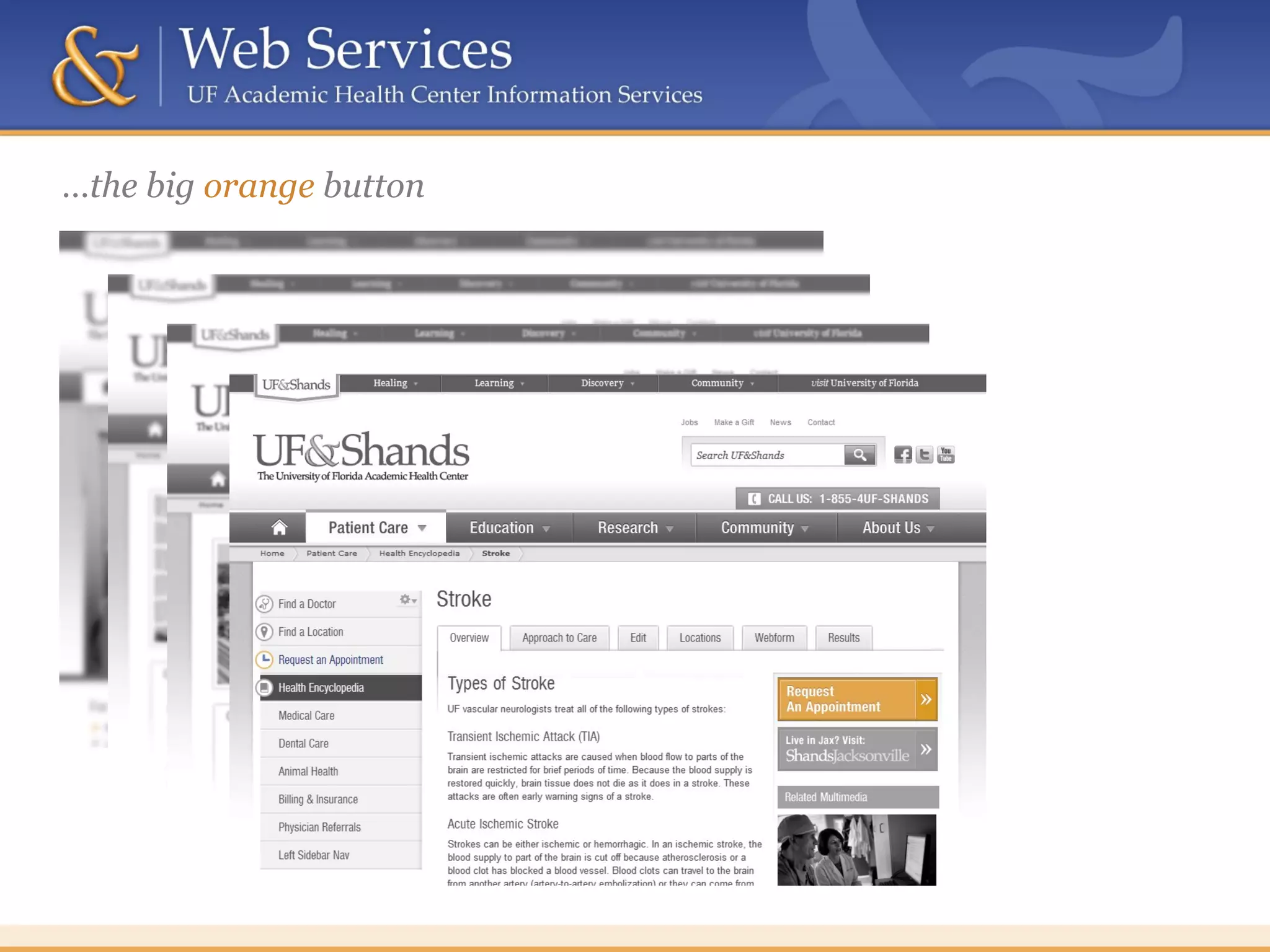 …the big orange button
 