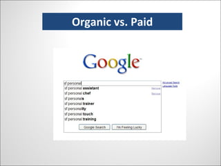 Organic vs. Paid 