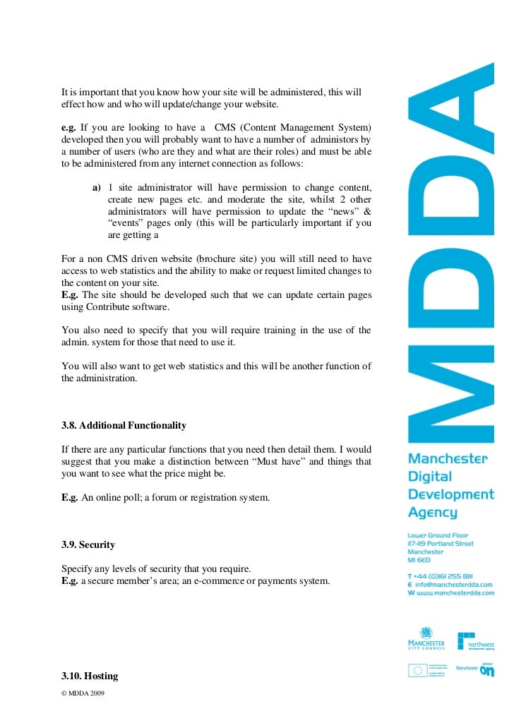 Website Specification Template V2 Feb 09