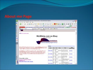 About me Page 