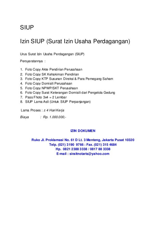 urus izin pt cv ud siup tdp kadin siujpt it iup urus izin pt cv ud siup tdp kadin siujpt it iup