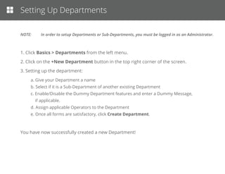 Logging In as an Operator
NOTE: In order to review Chat Transcript results, you must be logged in as an Administrator.
1. Go to www.websitealive.com
2. Click on Log In in the top right corner of the main menu.
3. Once the form appears, please ﬁll in your login information
4. When prompted, select Operator from the 2 available options.
You should now be successfully logged in as an Operator!
 