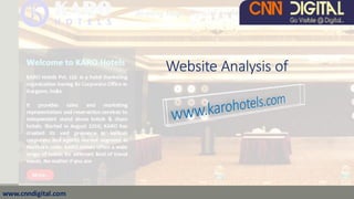 www.cnndigital.com
Website Analysis of
 