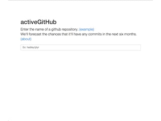 activeGithub website